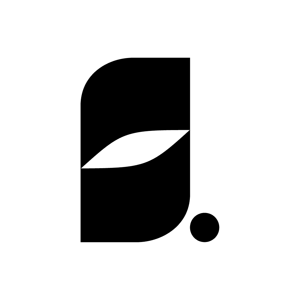 derm.ai logo, an abstract D with the text derm.ai